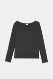 Galena Twist Top in Charcoal
