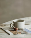 Grainy Tea Cup with Handle