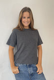 Fanta T-Shirt in Dark Grey Melange