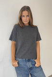 Fanta T-Shirt in Dark Grey Melange