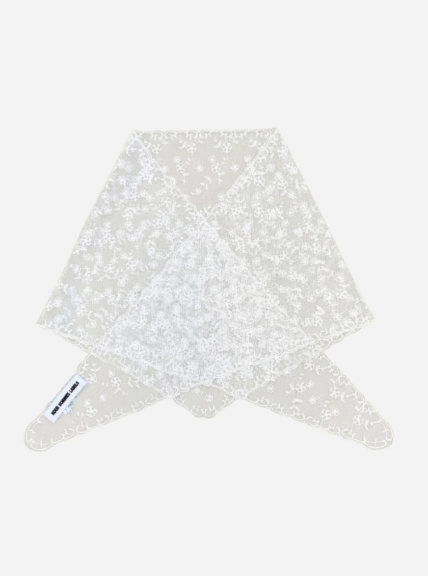 Lazy Scarf in White