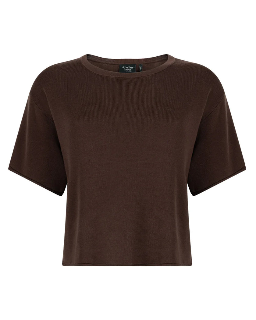 Louise Knitted Pull in Chocolate Fondant