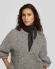 Shirley Scarf in Molé/ Silver