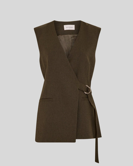 Cabrie Waistcoat in Forest