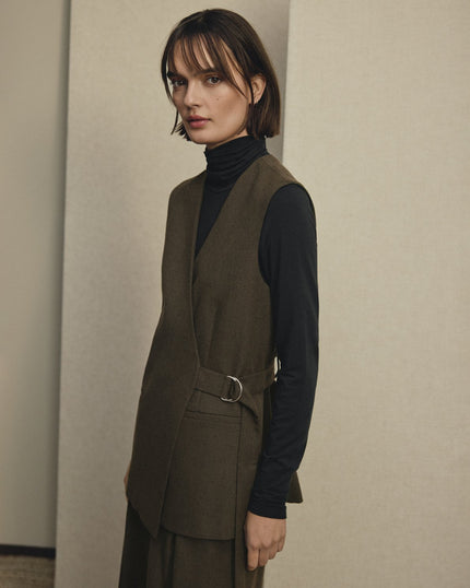 Cabrie Waistcoat in Forest