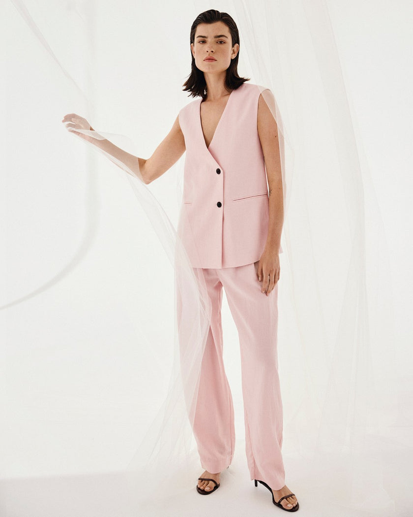 Franciska Waistcoat in Lotus Melange