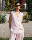 Franciska Waistcoat in Lotus Melange