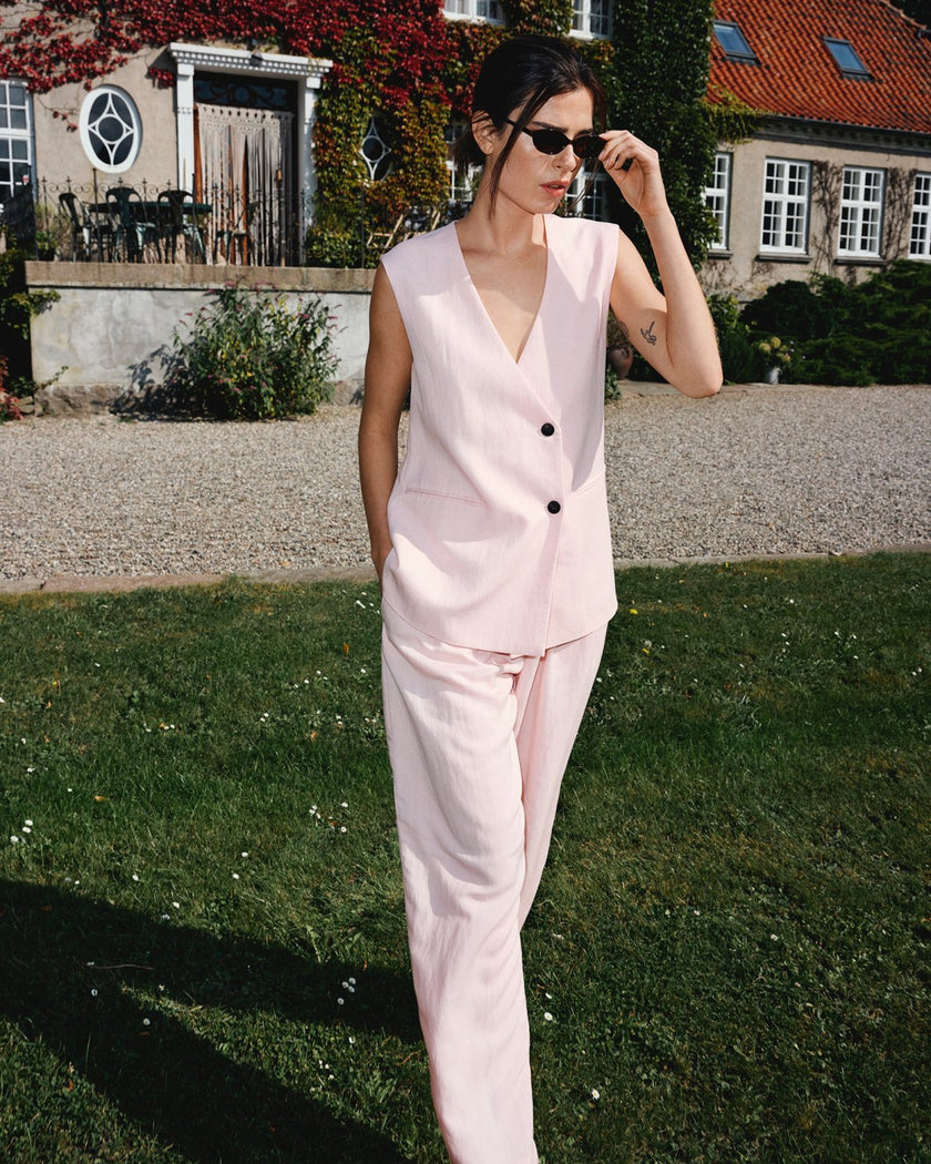 Franciska Waistcoat in Lotus Melange