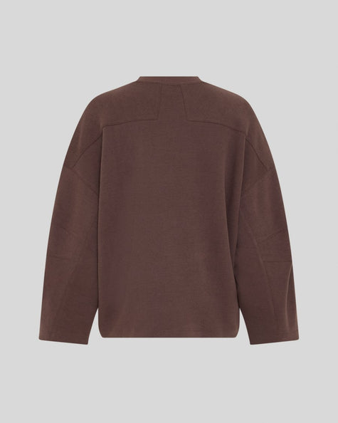 Marletta Sweatshirt in Hot Fudge