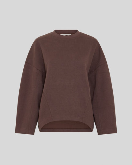 Marletta Sweatshirt in Hot Fudge