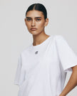 Melea Icon Tee in White/Black