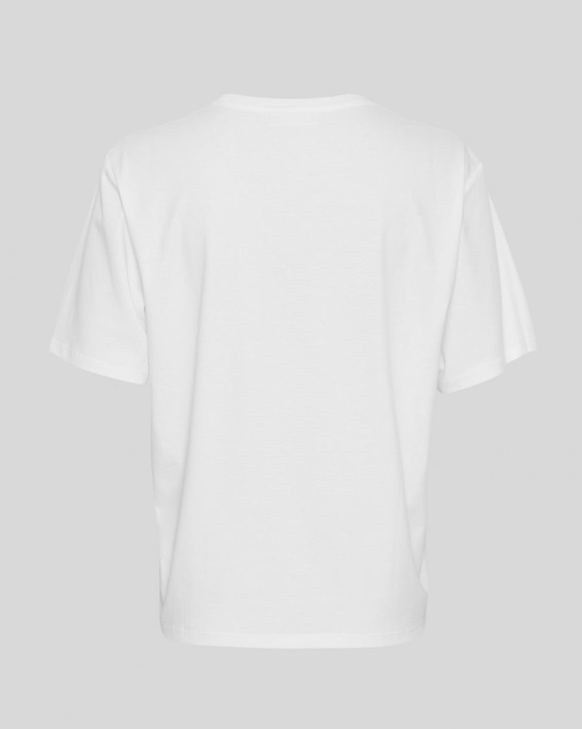Melea Icon Tee in White/Black