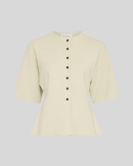 Mirielle East 2/4 Cardigan in Bleached Sand