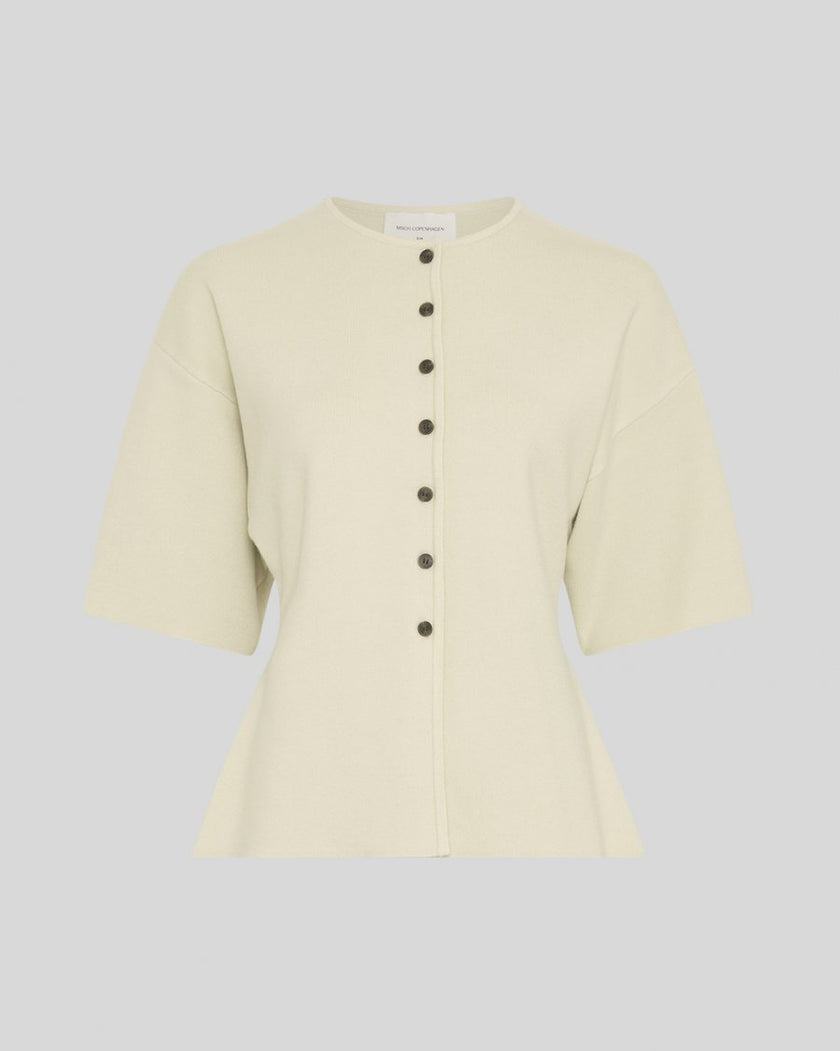 Mirielle East 2/4 Cardigan in Bleached Sand