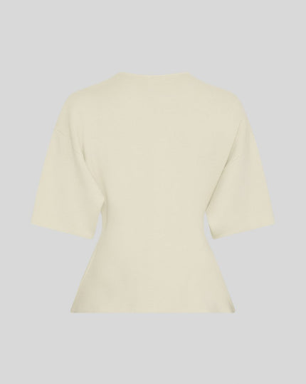 Mirielle East 2/4 Cardigan in Bleached Sand