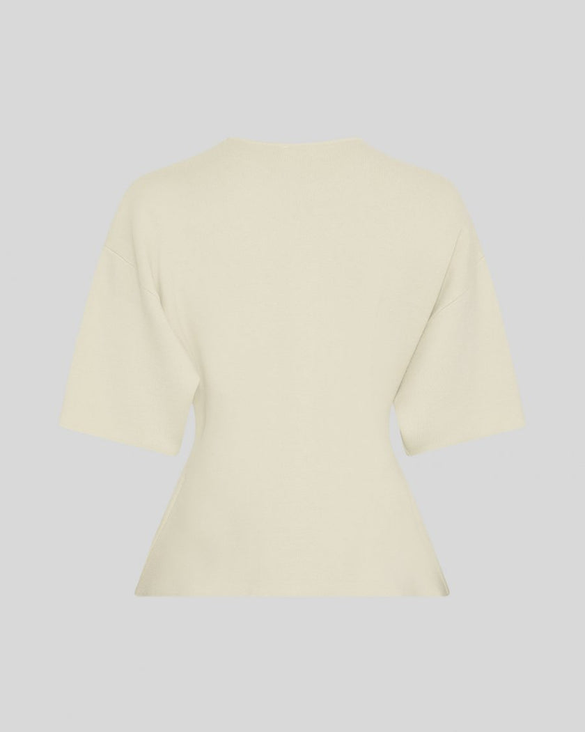 Mirielle East 2/4 Cardigan in Bleached Sand