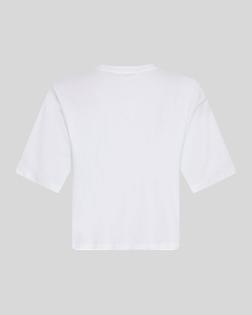 Moa Melea Tee in Bright White