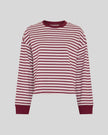 Monde Krestiane Pullover in Egret/Rhododend