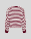 Monde Krestiane Pullover in Egret/Rhododend