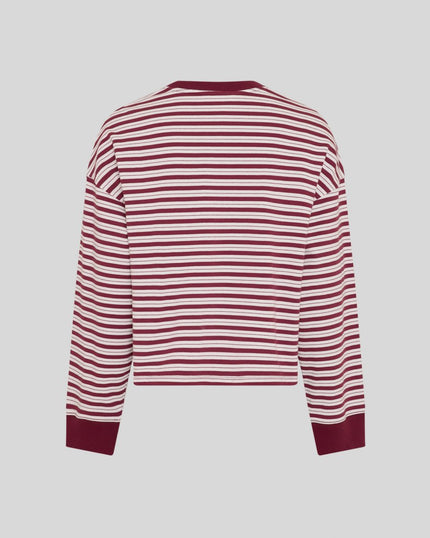 Monde Krestiane Pullover in Egret/Rhododend