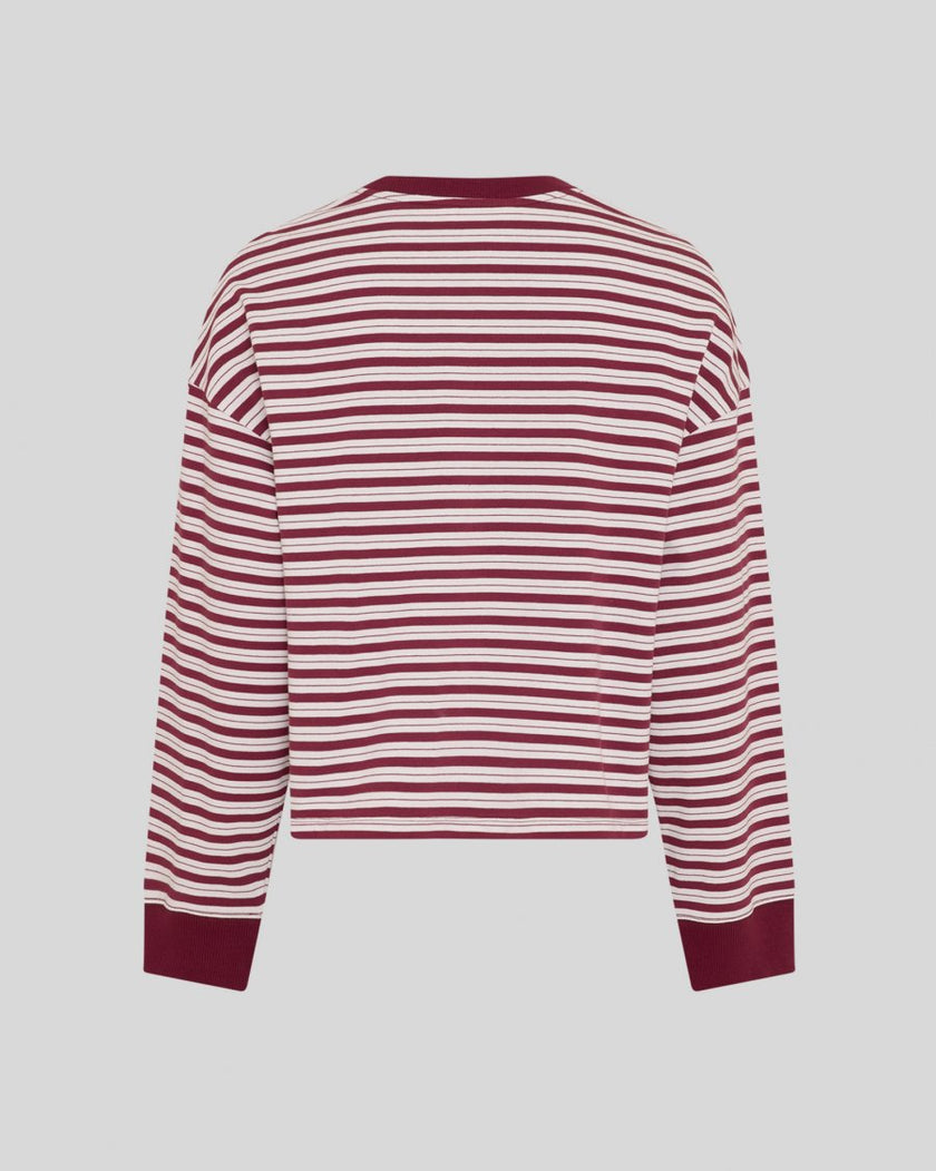 Monde Krestiane Pullover in Egret/Rhododend