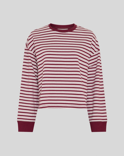 Monde Krestiane Pullover in Egret/Rhododend