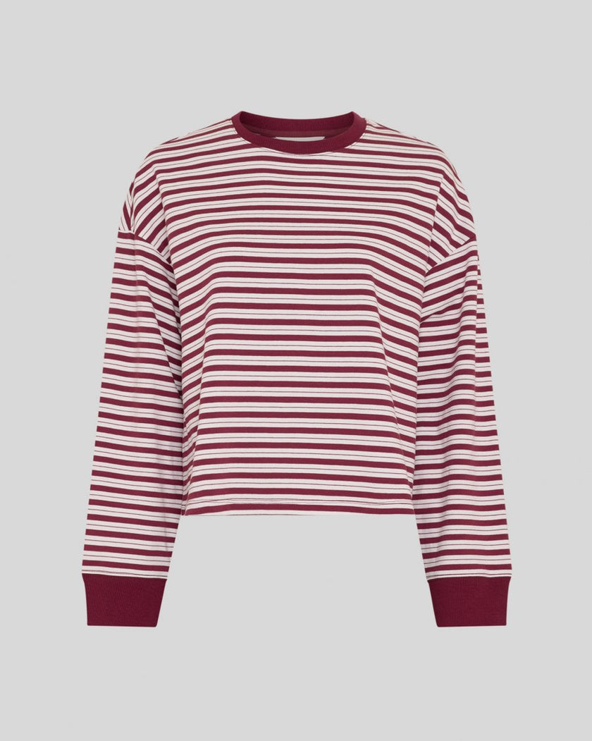 Monde Krestiane Pullover in Egret/Rhododend