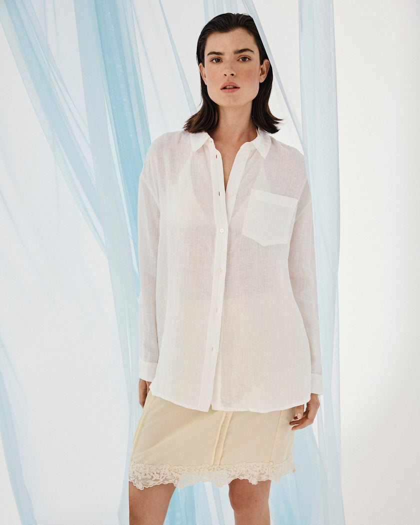 Pearlina Shirt in Bright White