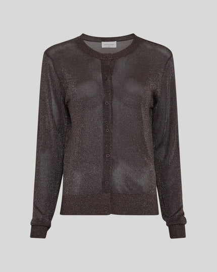 Shirley Cardigan in Molé/Silver