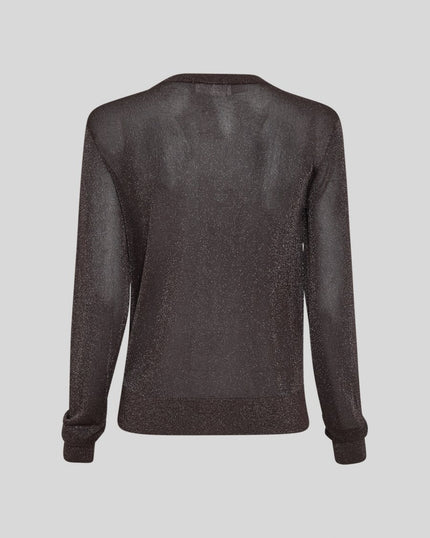 Shirley Cardigan in Molé/Silver