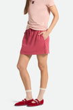 Carefree Lounge Skirt in Robust Red