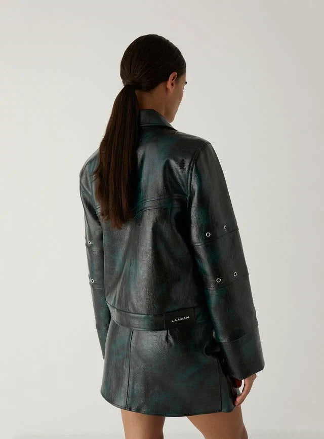 Elodie Dark Green Short Skirt