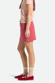 Carefree Lounge Skirt in Robust Red
