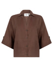 Valerie Shirt in Chocolate Fondant