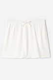 Carefree Lounge Skirt in Off White