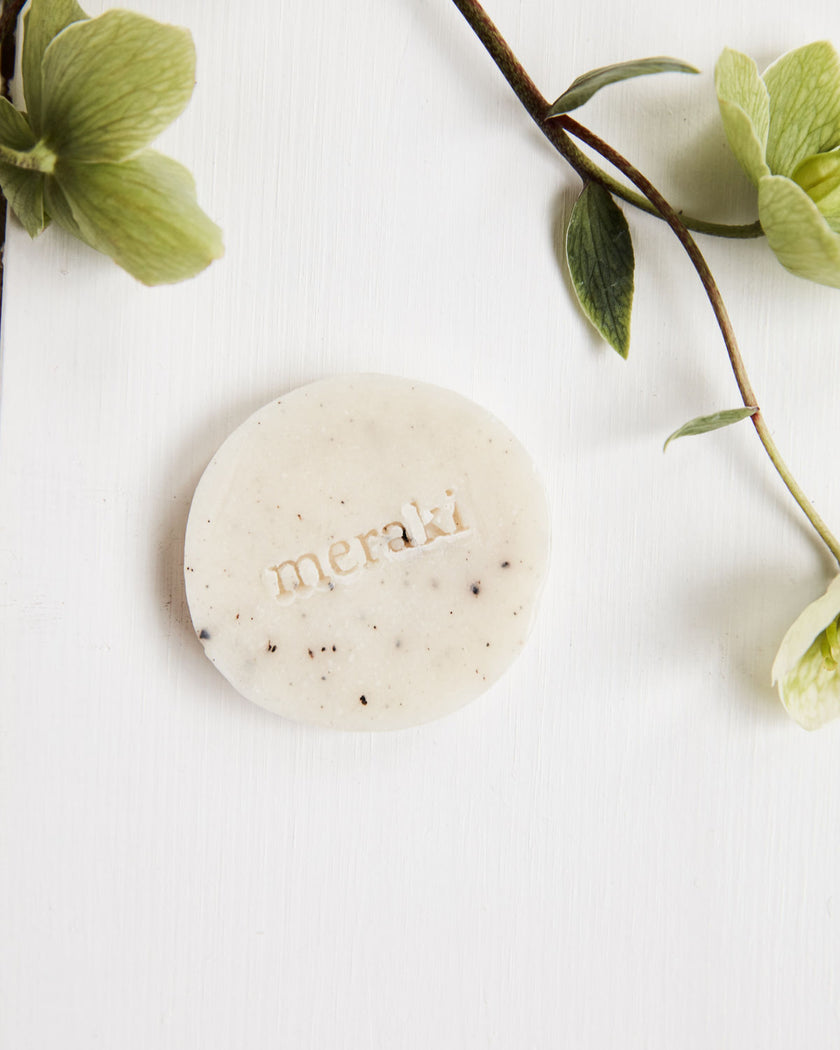 Sesame hand scrub