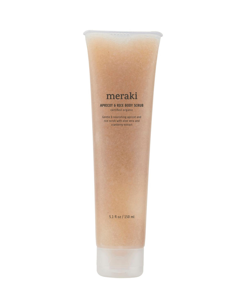 Apricot en rice body scrub