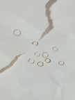 Higher level hammered earrings