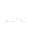 Higher level hammered earrings