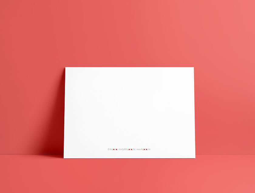 Ik Mis U Postcard