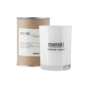 Big scented candle - white tea & ginger